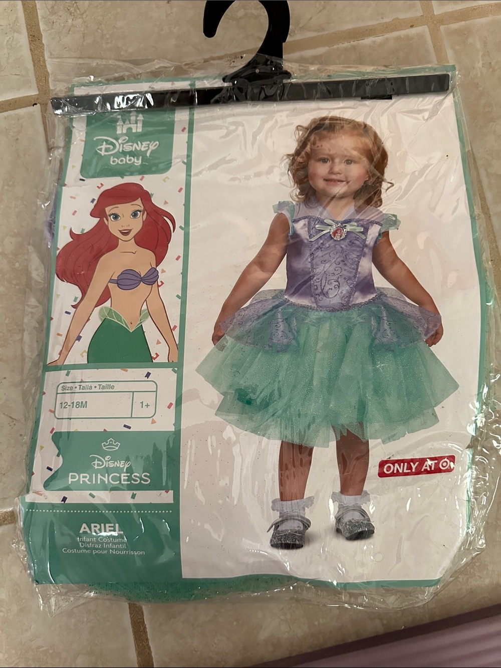 Disney Ariel Toddler Mermaid Dress in Purple and Teal